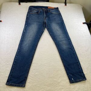 Men’s 30L x 30W Genes Shop Bowery Slim Fit Paint Splatter style Jeans